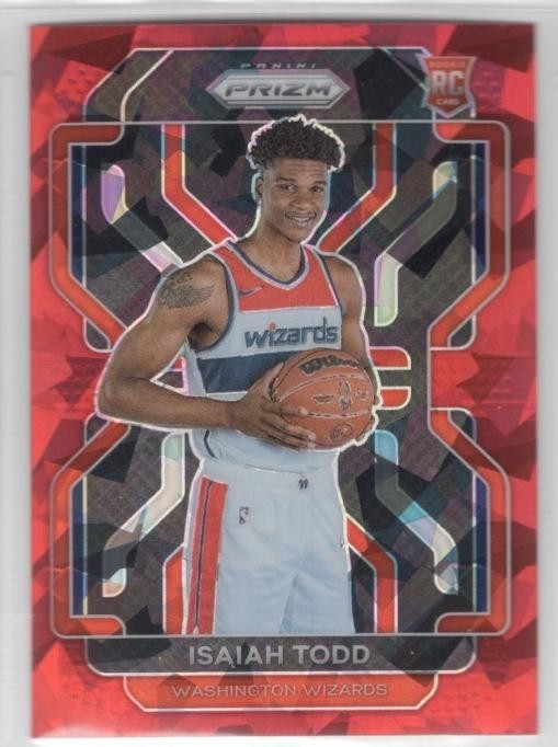 2021-22 Panini Prizm - Isaiah Todd #299 Red Ice Prizm (RC)