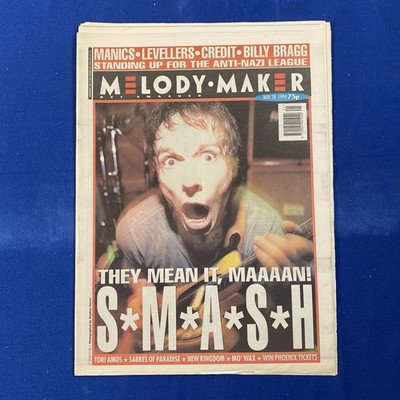 Melody Maker May 28, 1994 THEY MEAN IT, MAAAAN! S*M*A*S*H