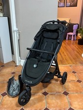 Baby Jogger City Mini GT2Babg Pushchair Stroller Black With Bar and Raincover