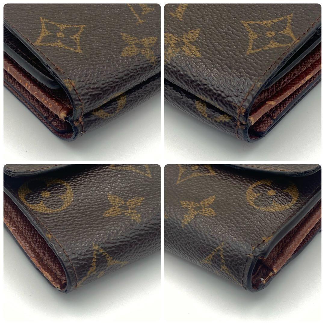 LOUIS VUITTON Monogram Portomonebie Carte Credit Trifold Wallet W Hook Authentic thumbnail 21