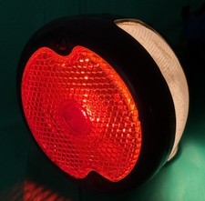 Vintage Duolamp-b Ford Tail Light Red Glass Lens Wlicense Plate Light 193040s Vintage Duolamp-b Ford Tail Light Red Glass Lens Wlicense Plate Light 193040s