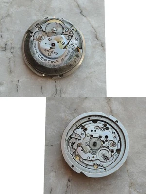 60s CERTINA DS AUTOMATIC CAL. 25-652 VINTAGE WATCH MOVEMENT UHREN FOR PARTS - Imagen 1 de 4