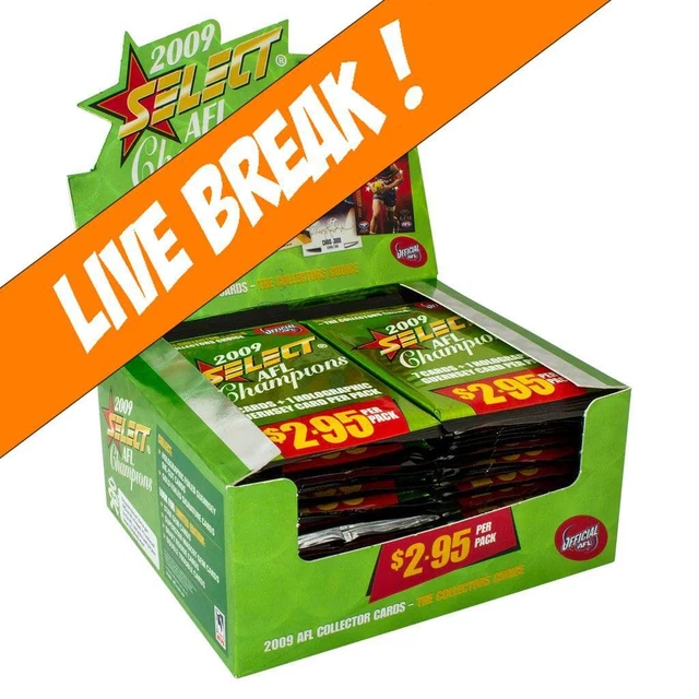 [ Live Break ] 2009 AFL Champions Cards Sealed Box