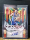 2024-25 Panini Court Kings Heir Apparent Ajay Mitchell Ruby /99 Auto Thunder