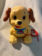 Fisher Price 1993 Pull Along Puppy Dog Toy 1433 Working Yip Yip Sound Vintage