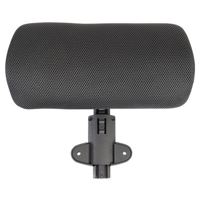 Lorell LLR60329 Executive Chair Adjustable Headrest - Black