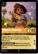 Mirabel Madrigal - Gift of the Family NM Super Rare Ursula's Return Lorcana