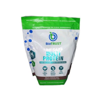 BioTrust Low Carb Multi Protein Powder Milk Chocolate 19.8oz BB 11/2026 NEW
