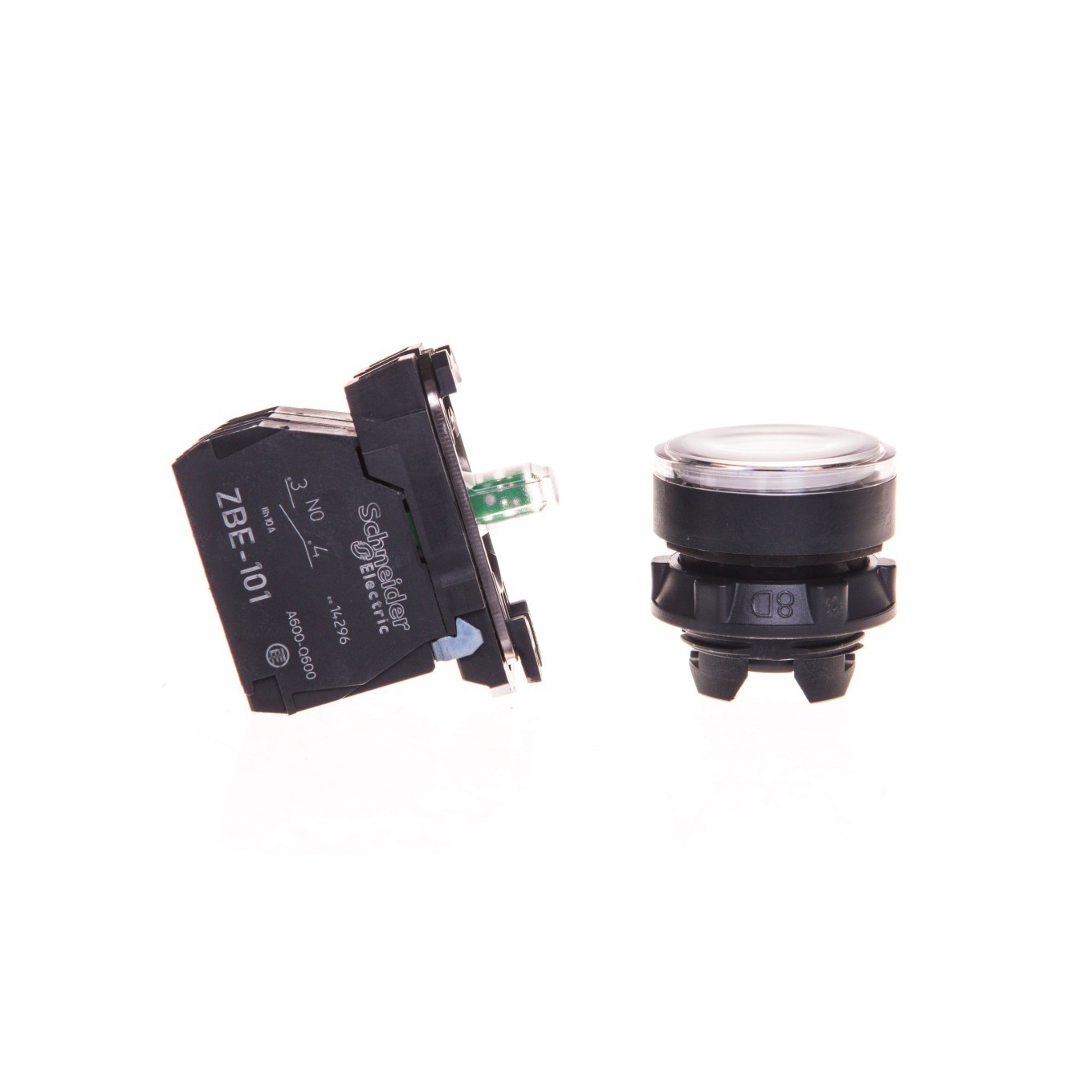 XB5AW31B5 Bouton lumineux 24V 1NO+1NC - Image 2