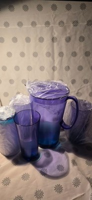 Tupperware Tupper  Neu  Eleganzia Kannen-Set  Rarität 2 L Kanne + 4 Trinkbecher
