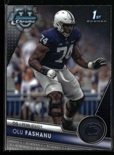 Olu Fashanu 2023 Bowman University Chrome #122 Penn State  1st Bowman