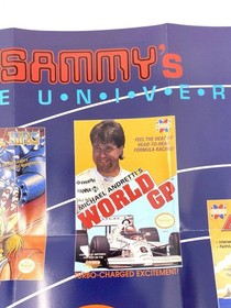 Sammy's Game Universe NES Poster American Sammy VTG Nintendo Amagon Ninja Taro