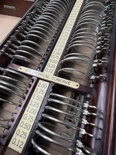 VINTAGE AMERICAN OPTICAL OPTOMETRIST TRIAL LENS SET ANTIQUE NEAR COMPLETE RARE