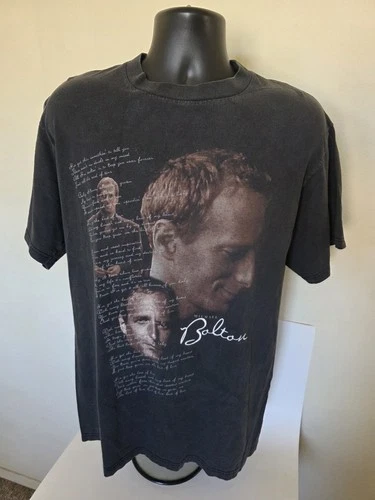 1998 Michael Bolton Concert Tour T-Shirt Vintage Double Side 1990s vintage concert t-shirt, vintage, size L, single stitch, B+ condition