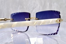 Cartier rimless white c decor gold Diamond cu...