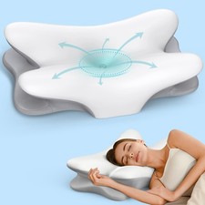 Cervical Pillow for Neck Pain Relief, Ergonomic Neck Pillow for Sleeping Cont...