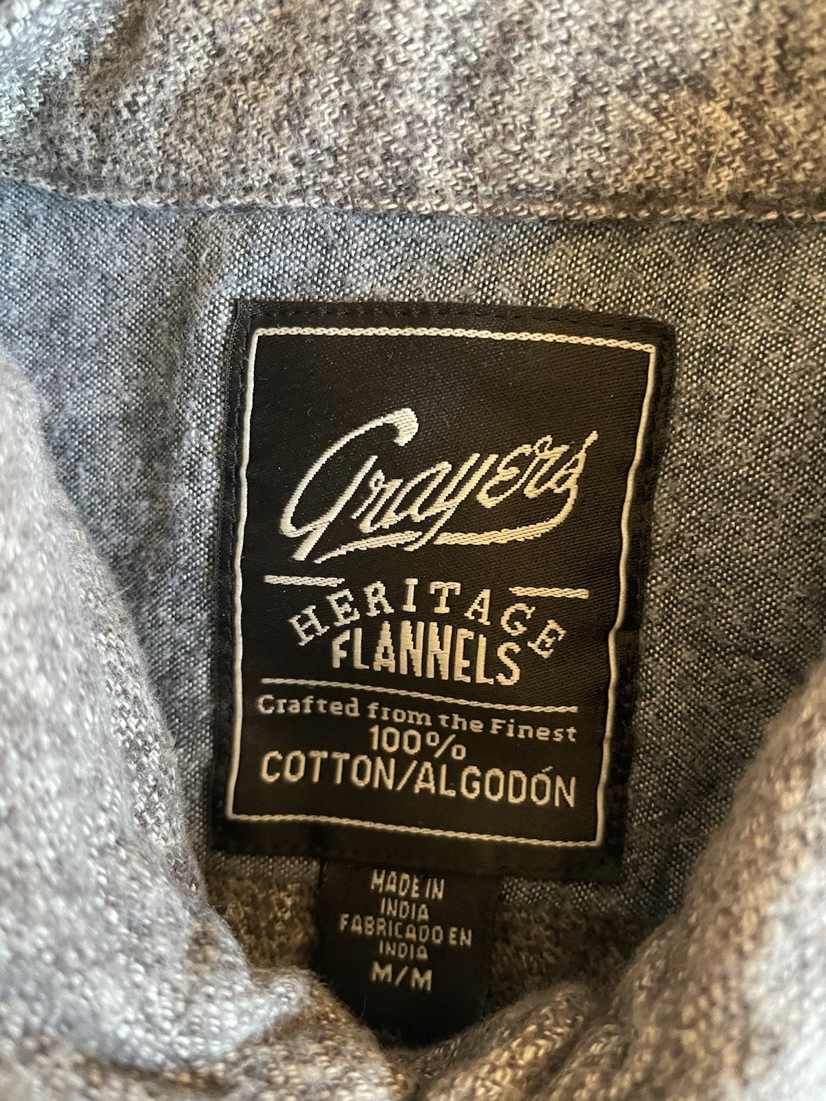 Grayers Heritage Flannels Cotton Patch Pocket Spo… - image 5
