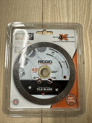 Rigid 4.5'' Professional Tile Blade HD-CM45P Diamond Blade for Dry/Wet