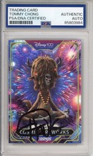 2023 Kakawow Cosmic Fireworks Disney Yax Yak SIGNED AUTO Tommy Chong PSA DNA COA