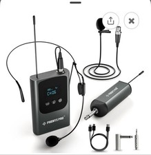 Phenyx Pro Single Digital Wireless Microphone System, w/Mini Receiver, Bodypack