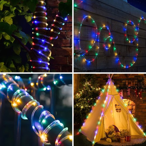 LED Rope Lights Outdoor String Light Battery Powered with Remote Control, 8 M... - Picture 2 of 6