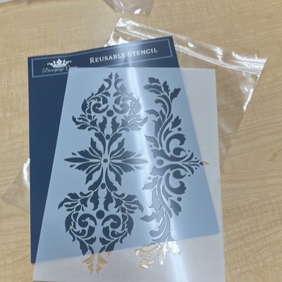 Decoupage Queen Reusable Stencil DOST  0017 Home & Garden Template