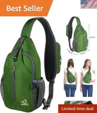 Crossbody Sling Backpack Sling Bag Travel Hiking Chest Bag Daypack Small Hi...