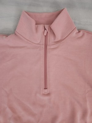 Lululemon Softstreme Half-Zip Long Tea Rose Women