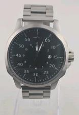 Elevon Hughes Aviator Style Men's Quartz Watch Mint Condition New Battery Runs 