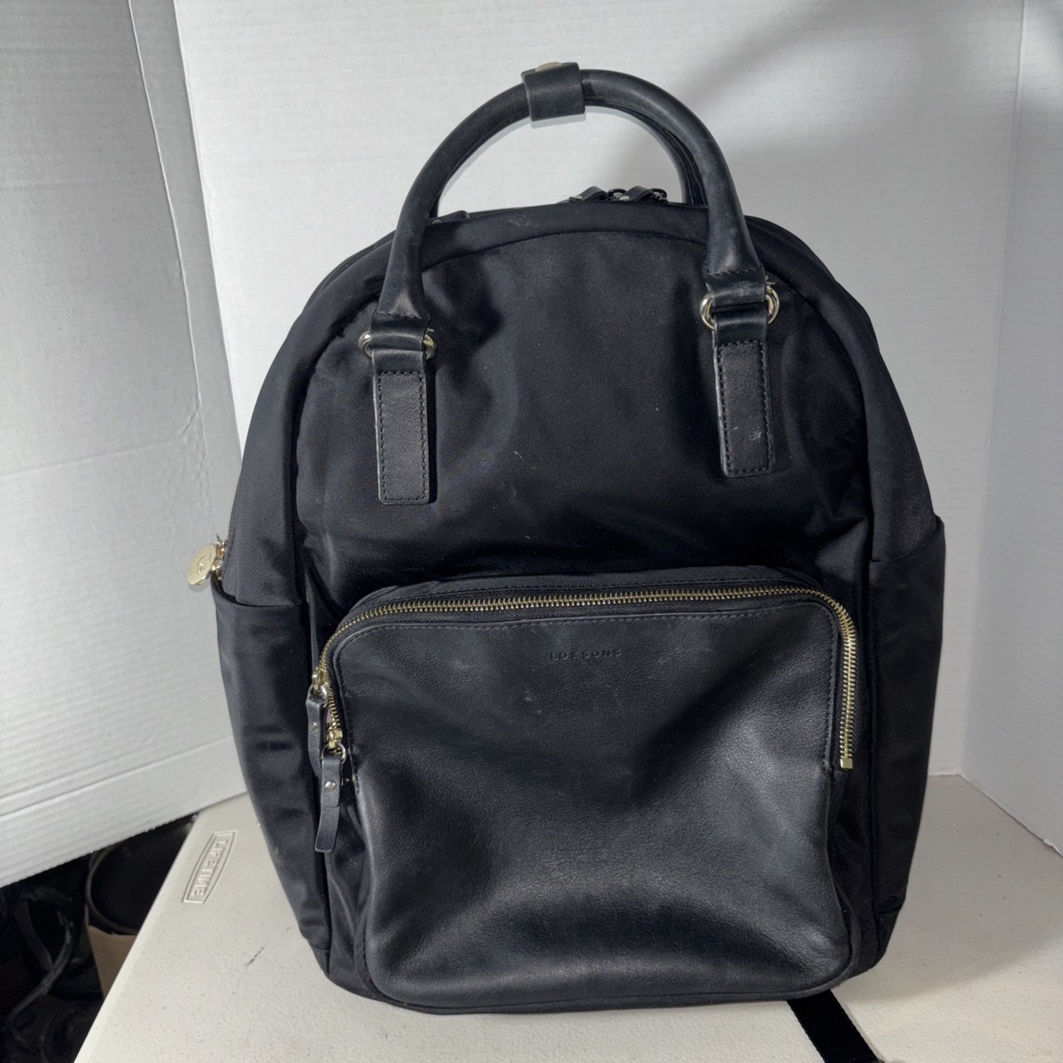 Lo and Sons Rowledge backpack Lo & Sons Rowledge 2 Womens Backpack - DeepNavy/Gold/Azure main image 2