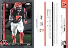 Shemar Stewart 2025 Topps Chrome Cincinnati Bengals