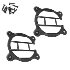 2Pcs Front Headlight Lamp Cover for Traxxas TRX-4 2021 Ford Bronco 1/10 RC Car b