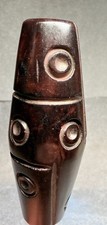 Tibetan Rare 11 Eye Large Asteroid Hand Carved Dzi Magnetic Bead, Kundalini,