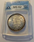 ANACS 1887-O Morgan Silver Dollar $1 MS62 Cert#1509942 UNDER RATED LOOK! PL TYPE