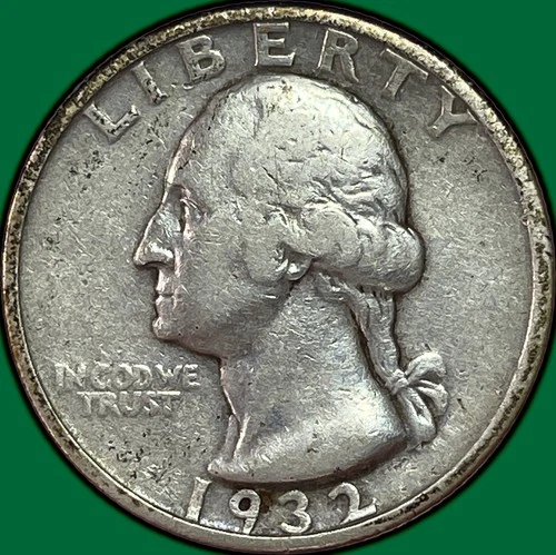 1932-S Washington Quarter Silver Choice Very Fine VF+ Coin #36525
