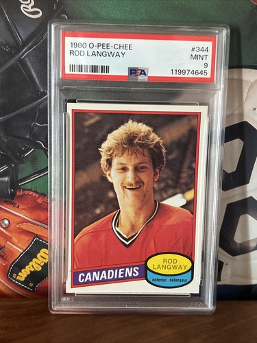 Rod Langway #344 1980 O-Pee-Chee card