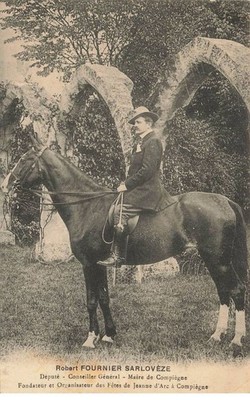 60 COMPIEGNE #MK46337 ROBERT FOURNIER SARLOVEZE DEPUTIER RATSERATIVE MAIR