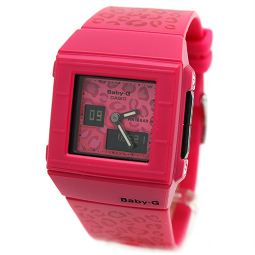 Casio Baby G Leopard Pattern Ladies Watch BGA-200LP-4 BGA200LP 4