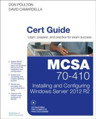 MCSA 70-410 Cert Guide R2: Installing and Configuring Windows Serve - ACCEPTABLE