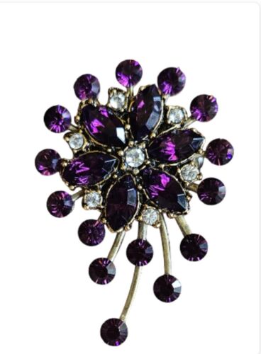 Layered floral sunburst design, Sparking Purple, a