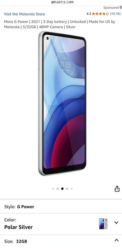 Motorola Moto G 5G - 3+32 GB - Gray (Unlocked) - Picture 3 of 10