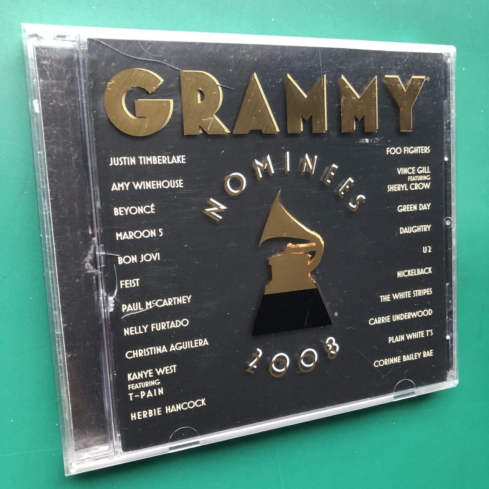 2008 GRAMMY NOMINEES Hip Hop Pop CD Kanye West U2 Feist Nickelback Beyoncé (USA)