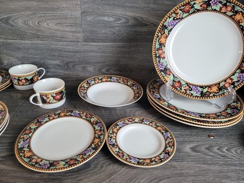 Set 20pc White/Floral Design Gibson China - Picture 7 of 20