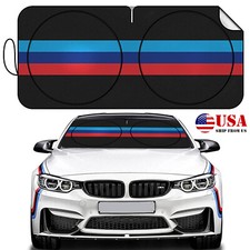 For Bmw 345678 Series Car Sedan Windshield Sun Shade Uv Block Visor Cover
