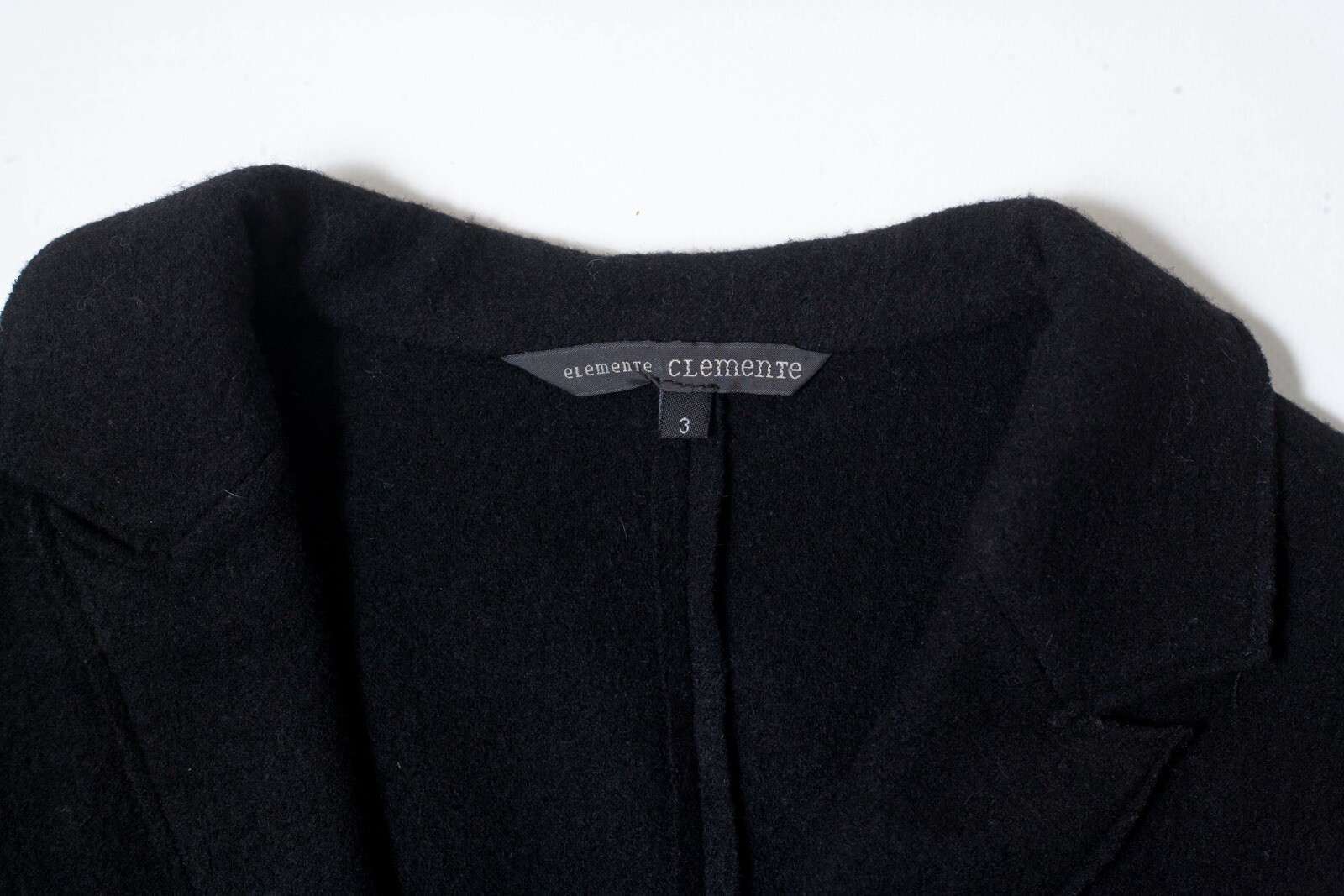 Elemente Clemente Wool Button Jacket Coat Size 3 - image 4