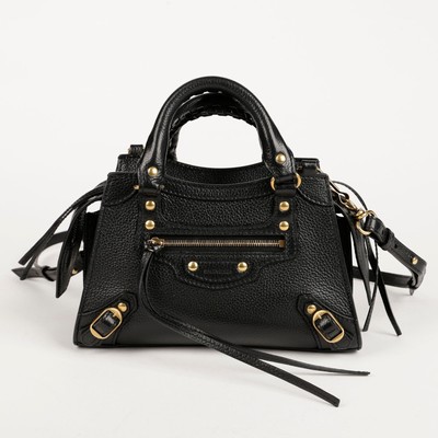BALENCIAGA Neo Classic Mini Top Handle Bag 638524 | eBay