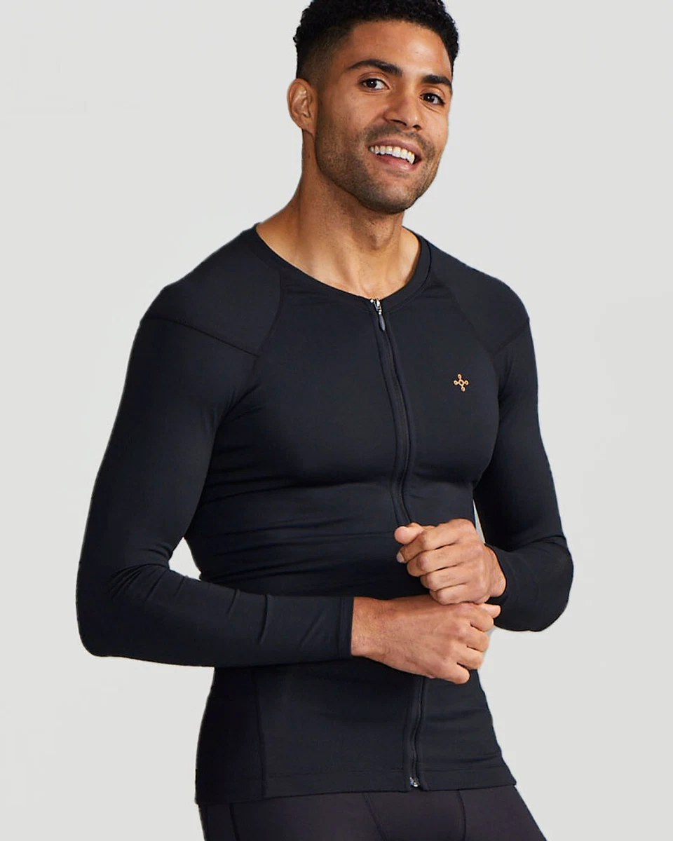 Men's Lower Back Support Shirt | Black | Size M | Tommie Copper