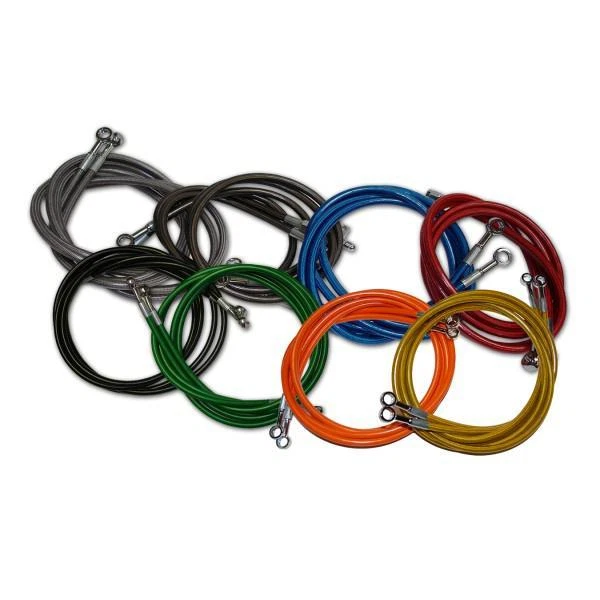 STREAMLINE FRONT BRAKE 2 LINES LINE KIT ATV SMOKE POLARIS OUTLAW 500 06 07 - Image 2 of 2