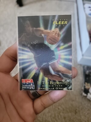 #ad 1996 Fleer Skybox USA Basketball #6 Shaquille O#x27;Neal RARE Hard Pull $10.50