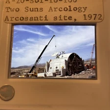 Paolo Soleri: Two Suns Arcology. Arizona  Arcosanti Architecture 35mm Slide 100